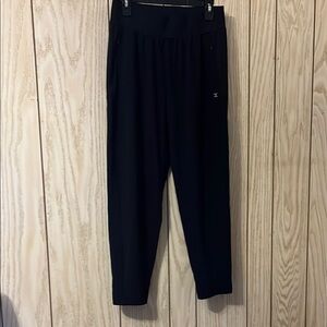 Xersion Black Joggers with Tapered Ankle and Elastic Waistband